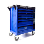 F-Tools Professional Workshop Trolley with 6 Equipped Drawers and Storage Compartment (BL) image 0