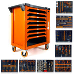 F-Tools workshop trolley 8 full drawers Side storage space (OG) image 0