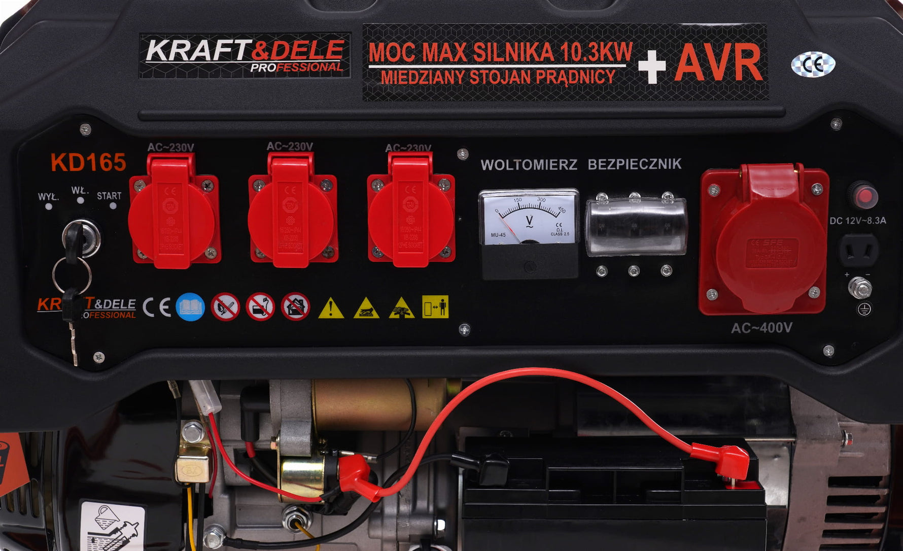 10.3kW AVR Soundproofed Petrol Generator image 7