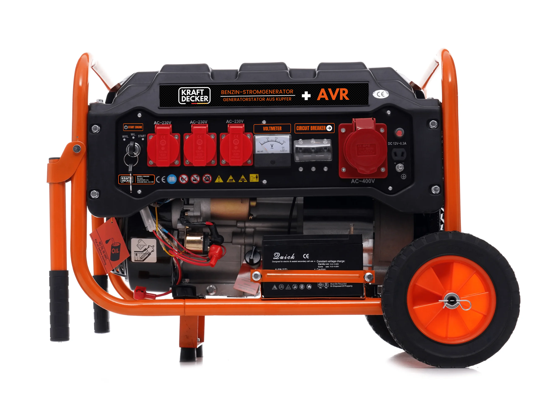 8.5 kW 8500W AVR Soundproofed Petrol Generator
