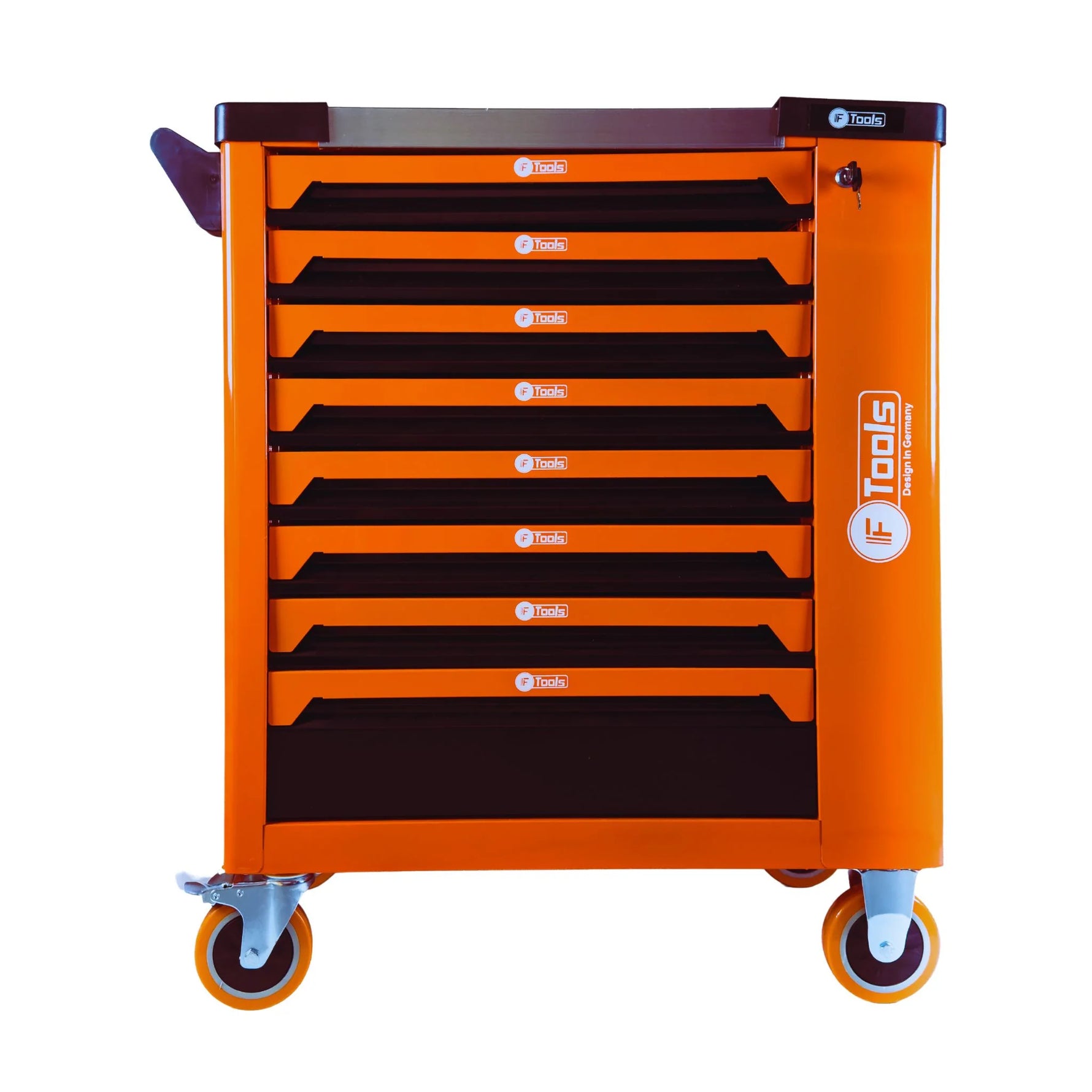 F-Tools workshop trolley 8 full drawers Side storage space (OG) image 1