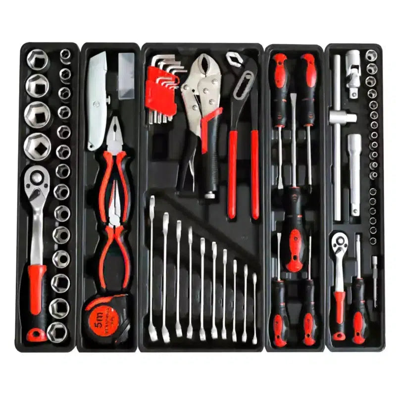 85-piece chrome vanadium tool box image 2
