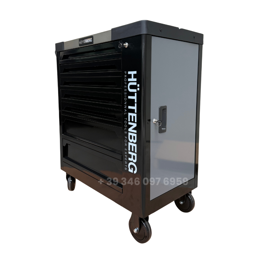 Workshop trolley | 7 drawers, 6 full | Side storage space image 0