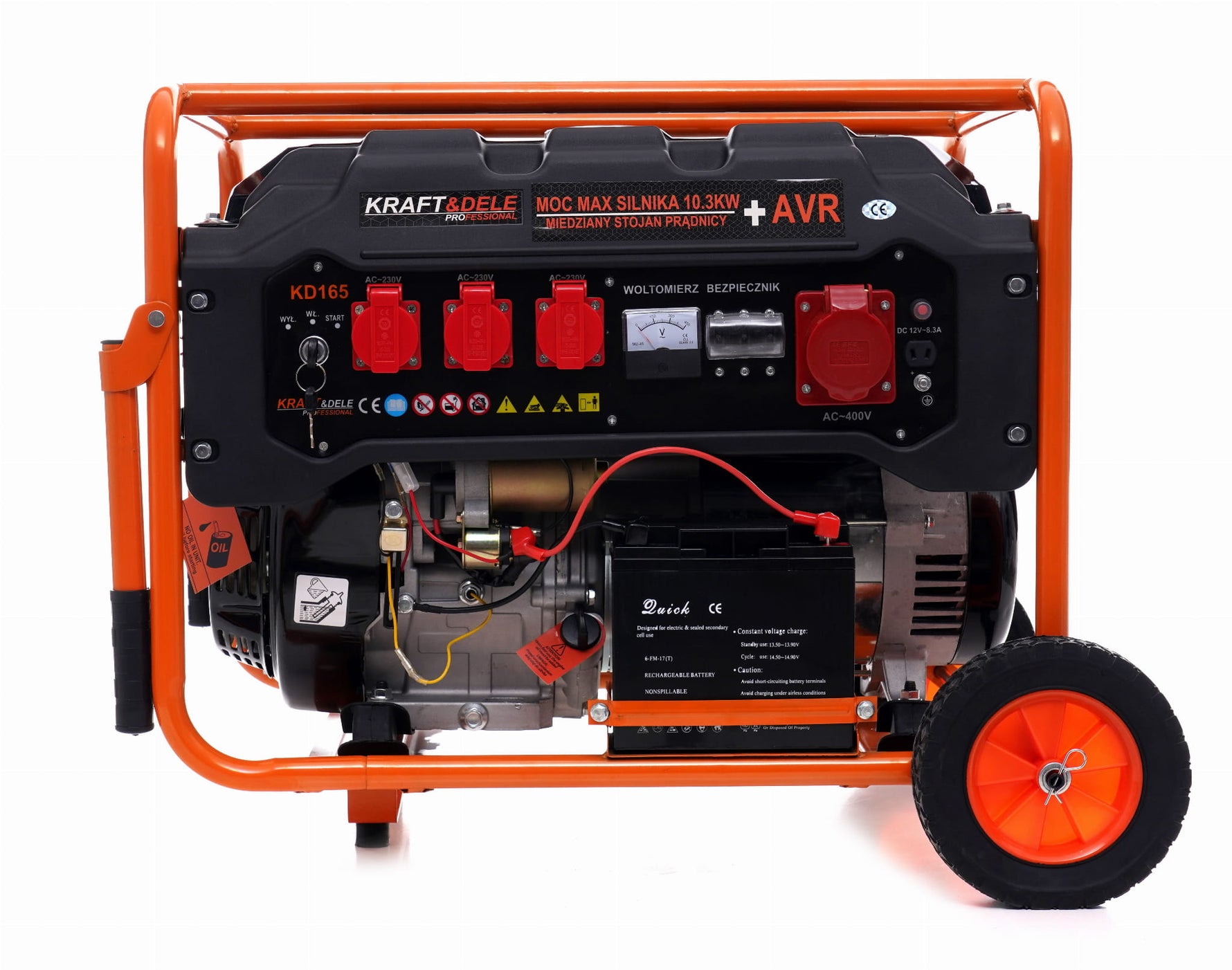 10.3kW AVR Soundproofed Petrol Generator image 0