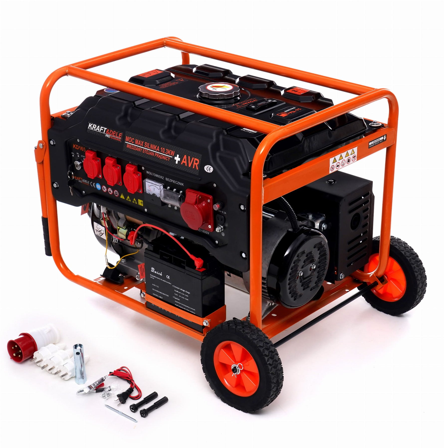 10.3kW AVR Soundproofed Petrol Generator image 1