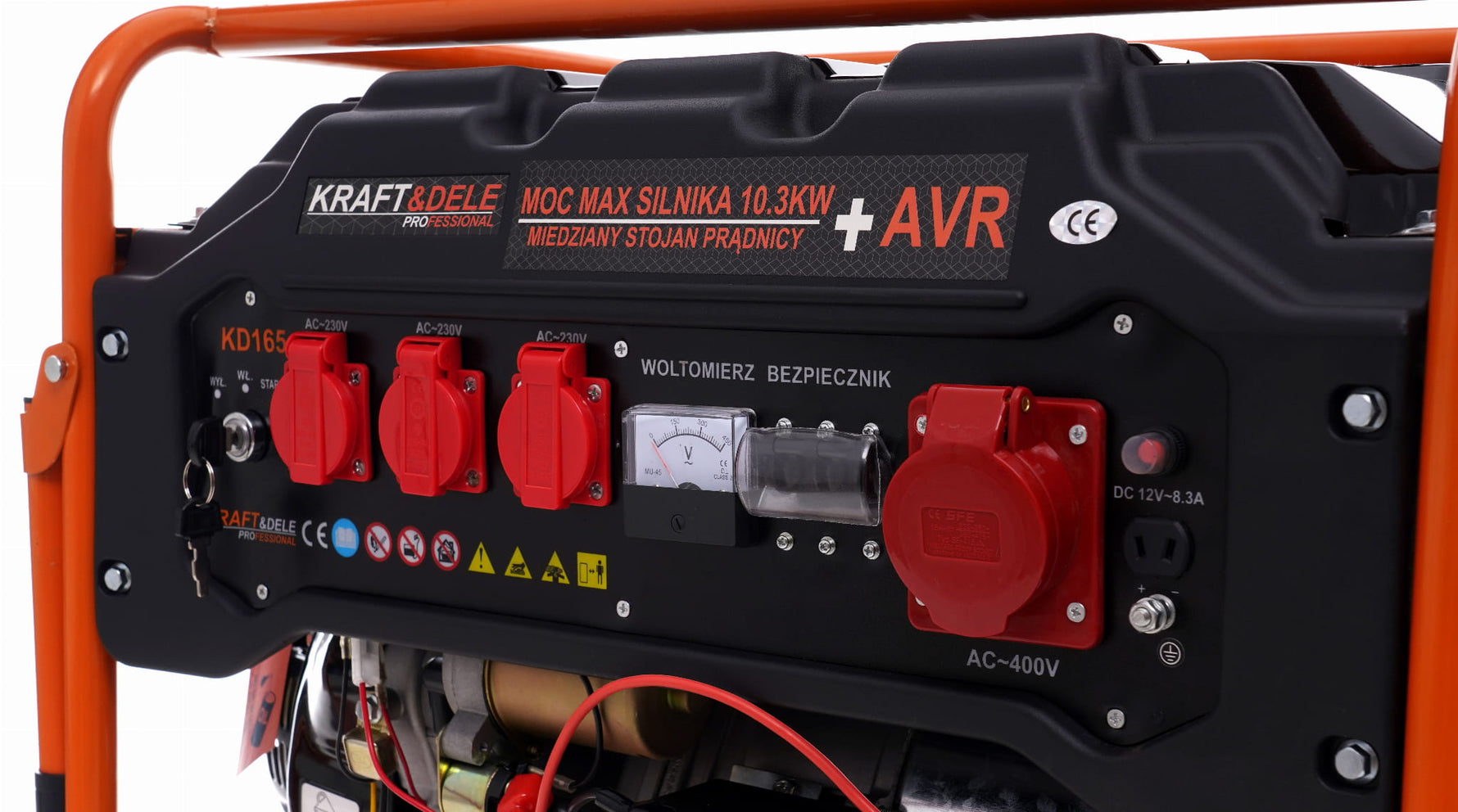 10.3kW AVR Soundproofed Petrol Generator image 6